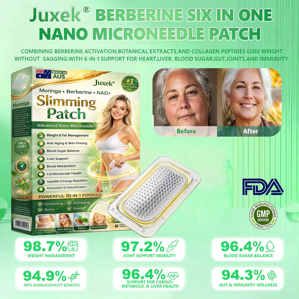 New 2026 Upgrade:  𝐉𝐮𝐱𝐞𝐤® 𝑩𝒆𝒓𝑏𝘦𝘳𝑖𝗇𝒆 10-𝗶𝙣-𝟏 𝑁𝑎𝑛𝑜 𝘔𝘪𝘤𝘳𝘰𝘯𝘦𝘦𝘥𝘭𝘦 𝖯𝚊𝗍𝖼𝗁 with Science-Backed Formula